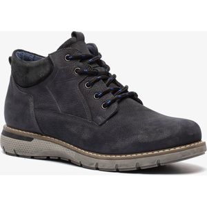 Hush Puppies leren heren veterschoenen blauw - Maat 40 - Echt leer - Uitneembare zool