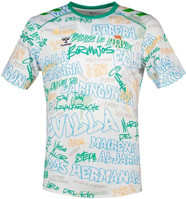 Hummel Real Betis 25/26 Voor De Wedstrijd T-shirt Met Korte Mouwen Beige XL Man