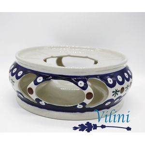 Bunzlau keramiek - stoof - winter- Rowanberry - handbeschilderd - cadeau - Pasen - gift - thee - pot - service - pools aardewerk