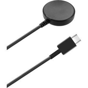 Compatibel met Samsung Galaxy Watch 6 / 5 / 4 / 3 / Active 2 / Active connected horloge. 1 kabellengte USB-C Zwart lengte 1 m
