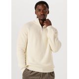 Anerkjendt - Aksune Patent Half Zip Knit - Vest - Creme