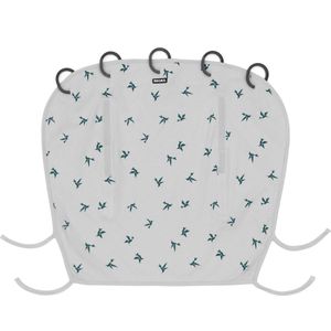 Dooky Universal Cover Zonnescherm Kinderwagen - Origami swallow Grey Jade