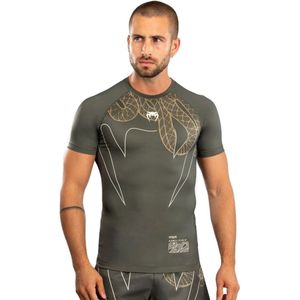 Venum Serpenti Rash Guard Kaki Brons Ivoor - S