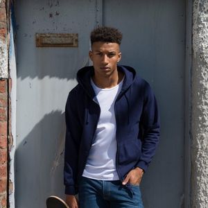 AWDis Hoodie- Gewicht Stof 280 g /m² - Maat XL - (Marineblauw)