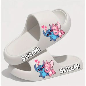 Slippers Stitch - Angel - wit - maat 36/37