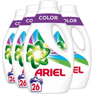 Ariel vloeibaar wasmiddel Color - 4 x 26 wasbeurten - voordeelverpakking - 104 wasbeurten