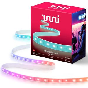 LED Strip 4m Zigbee smart wit en kleur - Philips Hue Amazon Echo Voice Control - Alexa Hey Google - RGBW wit 1800K-6500K 2000lm dimbaar