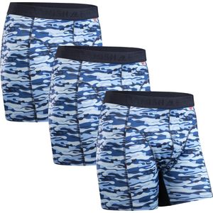 DANISH ENDURANCE Sportonderbroeken Heren - Quick Dry - Sport Boxershorts - 3 pack - Camouflage - Maat XL