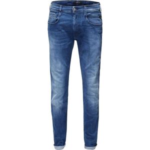 Replay Heren Jeans Broeken ANBASS slim Fit Blauw 34W / 36L Volwassenen