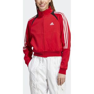 adidas Sportswear Tiro Suit Up Lifestyle Sportjack - Dames - Rood - S