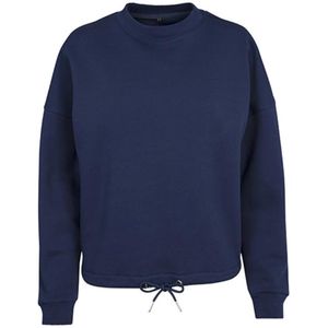 Build Your Brand - Oversized Dames Sweater - Light Navy maat S