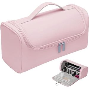 Geschikt voor Dyson/Shark Flexstyle, PU waterdichte draagtassen, geschikt voor Dyson/Shark Airwrap Flexstyle complete styler (roze)