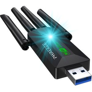 Phreeze WiFi Adapter USB - 1200MB - 4 Antennes - Dual Band