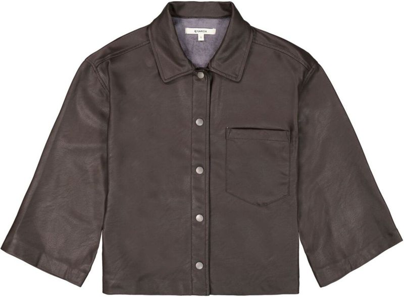 GARCIA - Effen Jack - Bruin - 3/4 Sleeve - Polyester