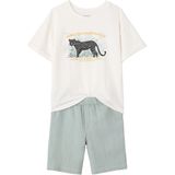 Vertbaudet - Jongensset - Korte Broek en T-shirt - 100% Katoen