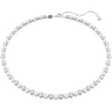 Swarovski - Matrix - Ketting - Zilverkleurig - Basis Metaal - Rhodium Laag