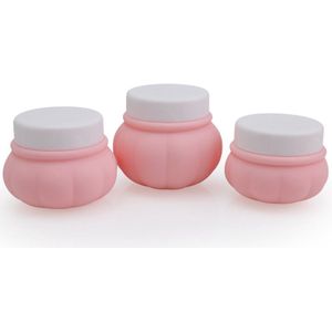 Siliconen Crème Reispotje - Lekvrij & Herbruikbaar - Compact