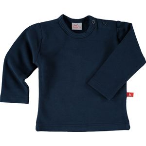 Sweatshirt donkerblauw 74-80 biologisch