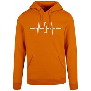 7311 - Hoodie - Heartbeat-Paradise Orange-XXL