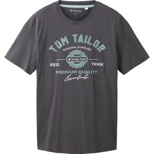 TOM TAILOR logo tee Heren T-shirt - Maat L