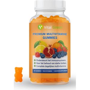 Vital Green - Multivitamine Gummies (60 stuks) – Energie, Weerstand en Dagelijks Welzijn