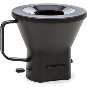 Grande Gusto vervangende koffiefilterhouder met deksel zonder BPA zwart