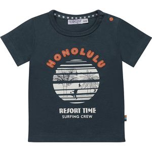 Dirkje R-ISLAND CREW Jongens T-shirt - Petrol - Maat 80