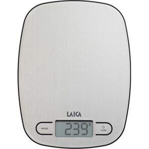 Laica KS1033 keukenweegschaal Roestvrijstaal Aanrecht Ovaal Elektronische keukenweegschaal