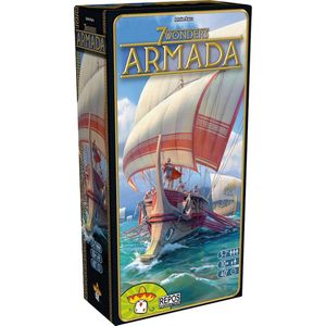 7 Wonders Armada - Uitbreiding | Gezelschapsspel voor 1-6 spelers | Leeftijd 12+ | 60 minuten speeltijd