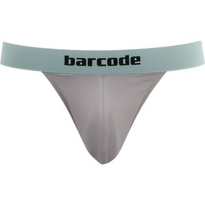 Barcode Berlin Basic Suspender Eros Grey-Mint - MAAT S - Heren Ondergoed - String voor Man - Mannen Thong