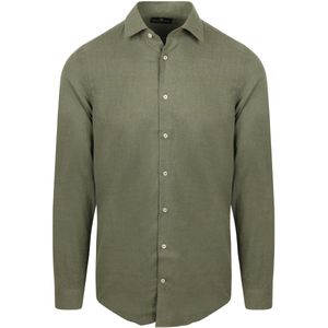 Steppin' Out Overhemd Flanel Olive - Maat XL - Heren - Casual Shirt