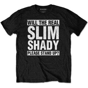 Eminem - The Real Slim Shady Heren T-shirt - XL - Zwart