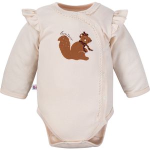 Eevi - Rompertje - Omslagromper - Overslagromper - Eekhoorn - Maat 56 - 0 t/m 2 maanden