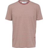 Selected Relax Butch Stripe T-shirt Met Korte Mouwen