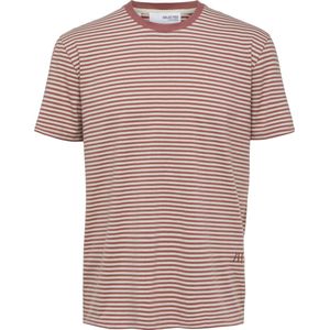Selected Relax Butch Stripe T-shirt Met Korte Mouwen