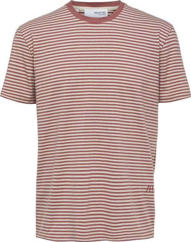 Selected Relax Butch Stripe T-shirt Met Korte Mouwen