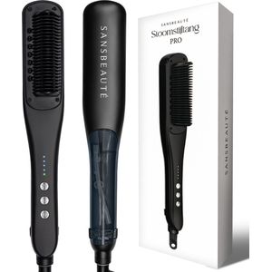 Sansbeauté - Stoomstijltang PRO - Zwart - Professionele Stijltang 5.0