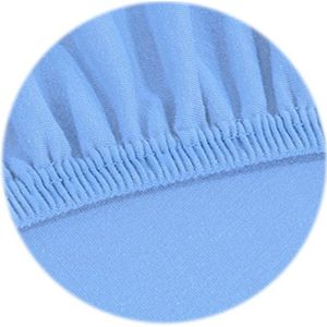 Jersey Hoselaken 100% Katoen 140 x 200 cm Lichtblauw