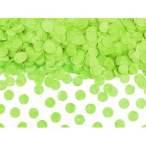 Lime Groene Confetti 1,6cm 15gr