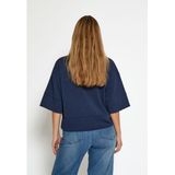 Peppercorn Dicette Half Sleeve Blouse Black Iris