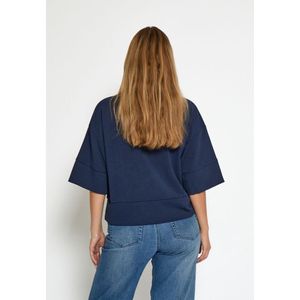 Peppercorn Dicette Half Sleeve Blouse Black Iris