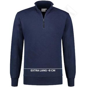 Zipneck sweater extra lang Santino Roswell+