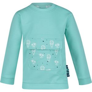 4PRESIDENT Sweater jongens - Aruba Blue - Maat 74 - Jongens trui