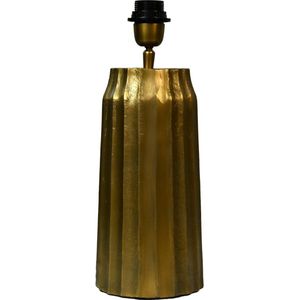 Princess Tafellamp voet - 14x10x37cm - Goud - Aluminium, tafellamp slaapkamer, tafellamp industrieel, tafellampen woonkamer, tafellamp zwart, tafel lamp, tafellamp slaapkamer industrieel, tafellampje