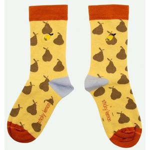 Sticky Lemon - socks - farmhouse - pears
