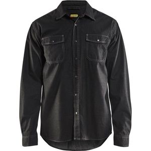 Blåkläder 3295-1129 Denim Shirt Zwart maat XXL