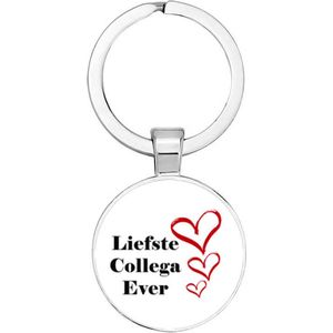 Akyol - Liefste collega Sleutelhanger - collega - iemand die een collega is - werk - cadeau - verjaardag - welkomst cadeau - afscheidscadeau - gift - 2,5 x 2,5 CM