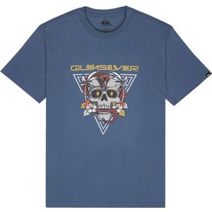Quiksilver Core Skull T-shirt Met Korte Mouwen Blauw M Man