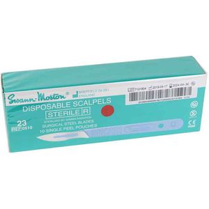 Voordeelverpakking 3 X Swann Morton Scalpel steriel #23 - 10st (0510)
