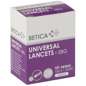 BETICA - Universal Lancets 28G - 100x 1st/pc - DB2832